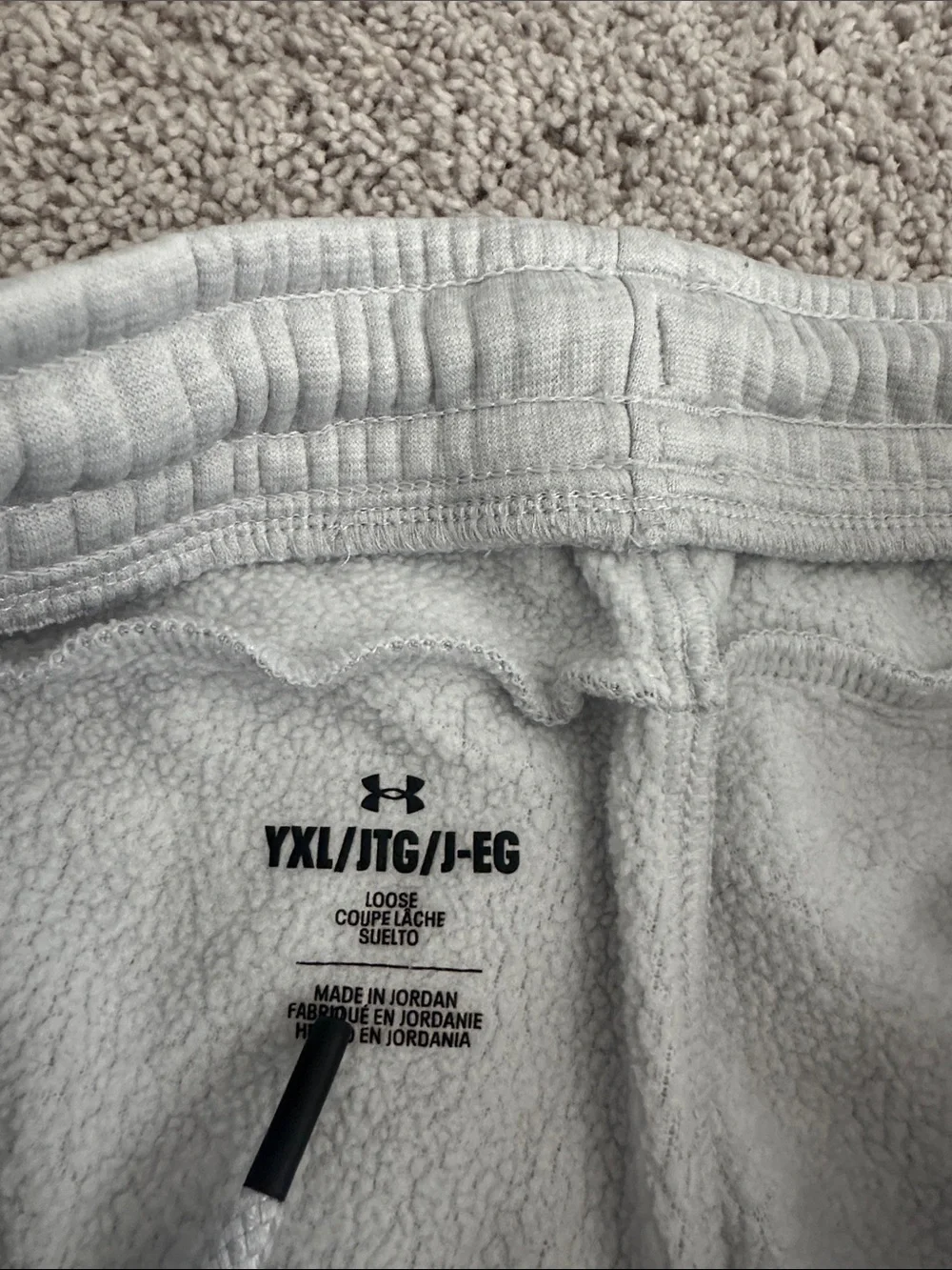 Under Armour Kids' Gray Logo Jogger Sweatpants